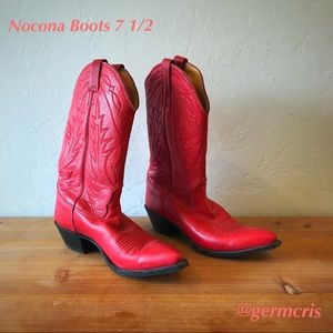 Nocona Red Boots